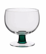 DARTINGTON CRYSTAL AURA FOREST FOOTED DISH